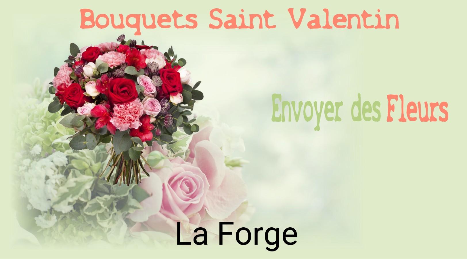 Roses de Saint-Valentin livrées à La Forge